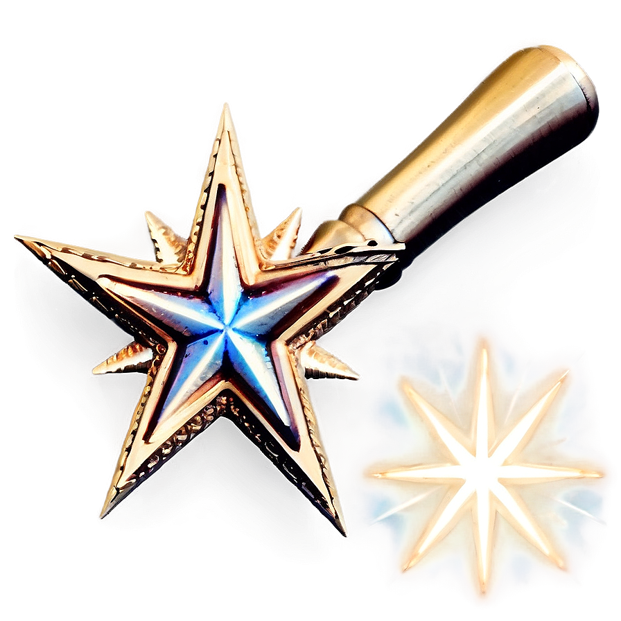 Vintage Star Wand Png 06132024 PNG Image