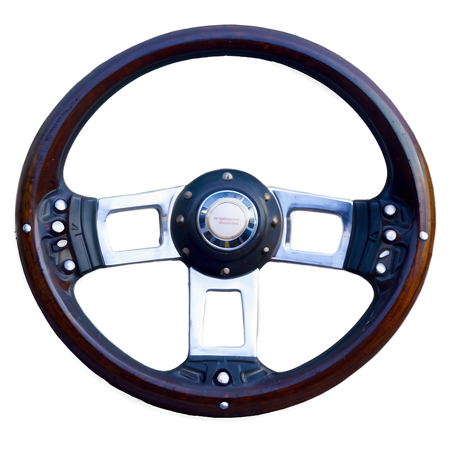 Vintage Steering Wheel Png 06112024 PNG Image