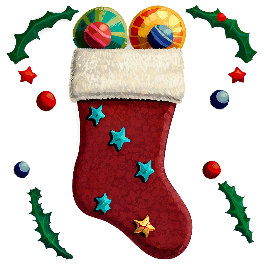 Vintage Stocking Png Qqd PNG Image