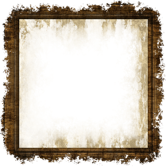 Vintage Style Blank Frame PNG Image