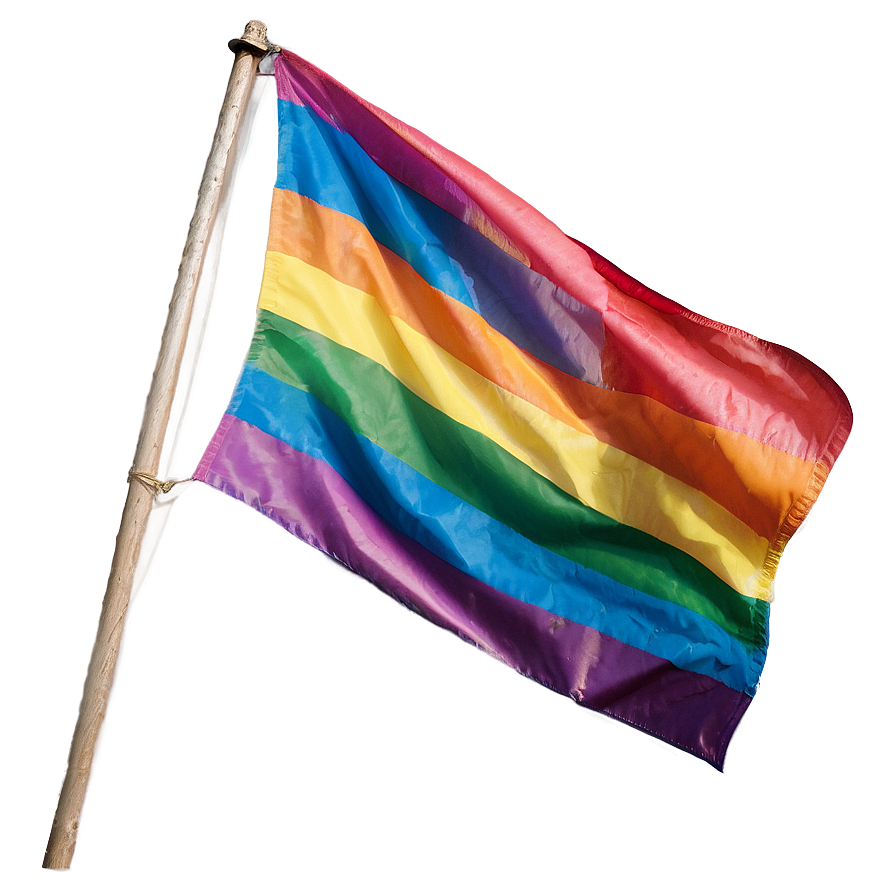 Vintage Style Lgbt Flag Png Qek PNG Image