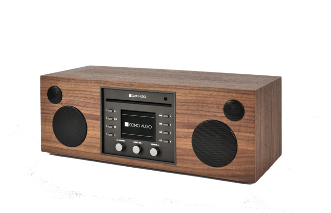 Vintage Style Wooden Radio Speaker PNG Image