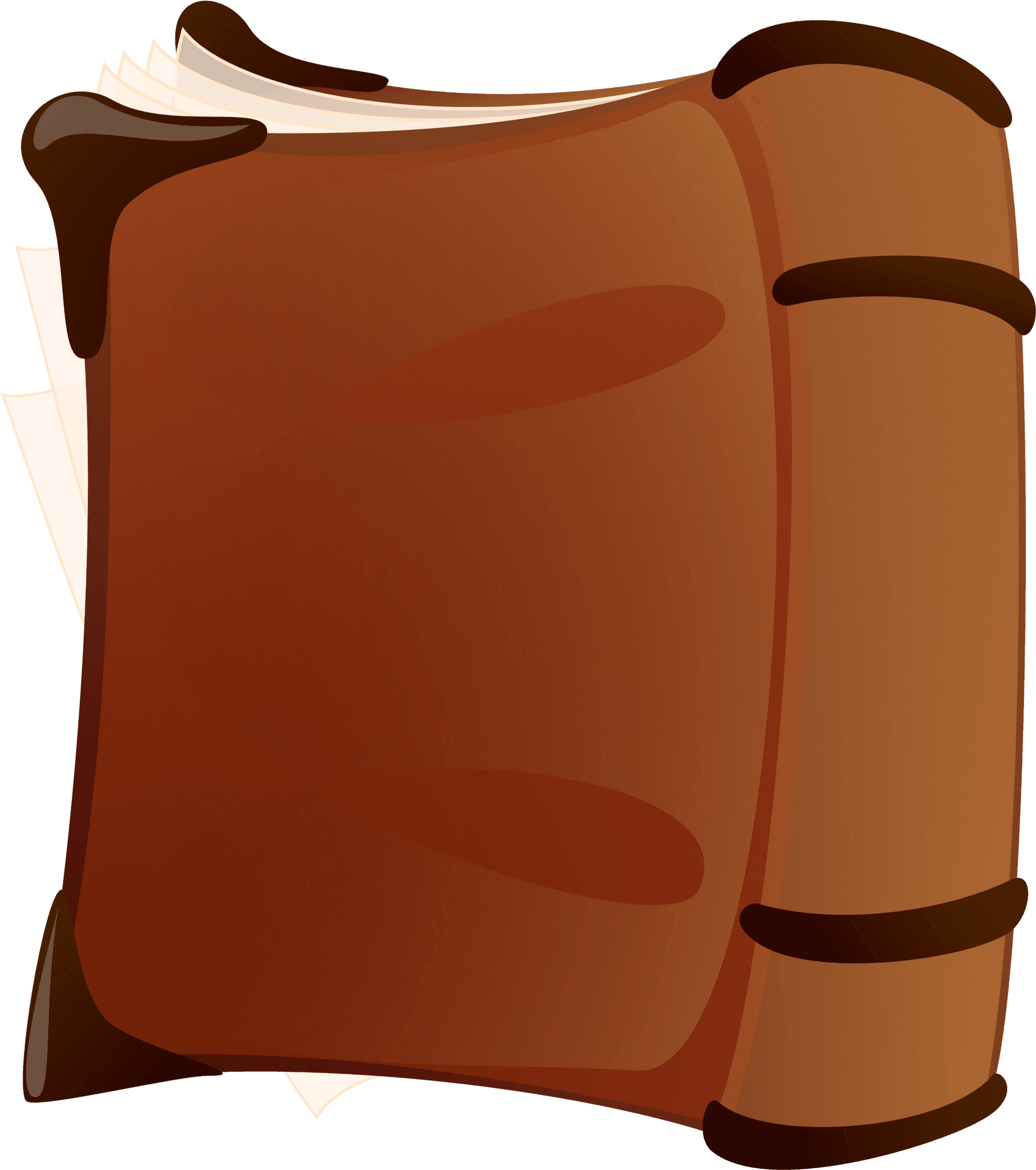 Vintage Styled Book Cartoon PNG Image