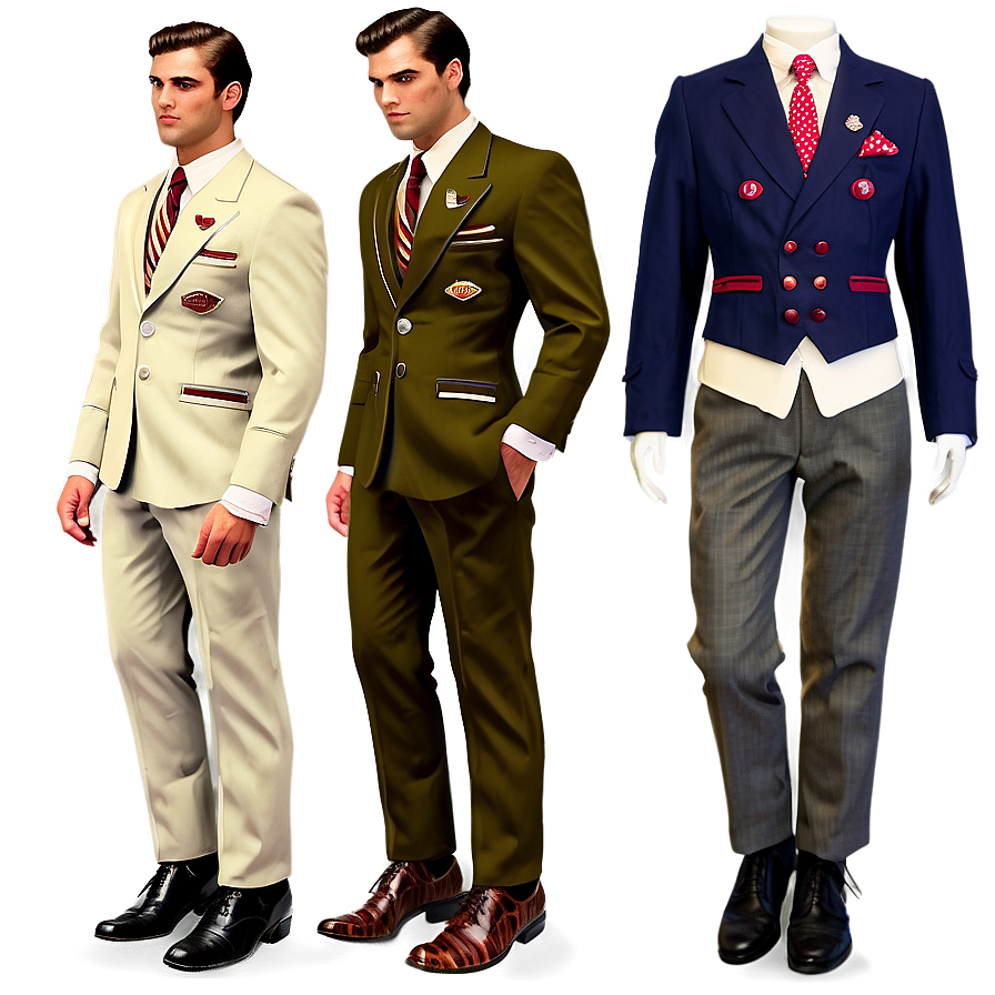 Vintage Suit Png Xxc3 PNG Image