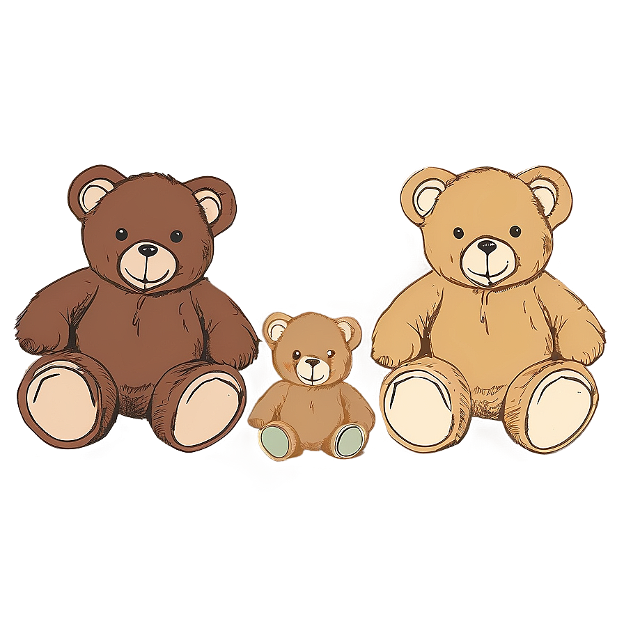 Vintage Teddy Bear Clipart Png Tur77 PNG Image