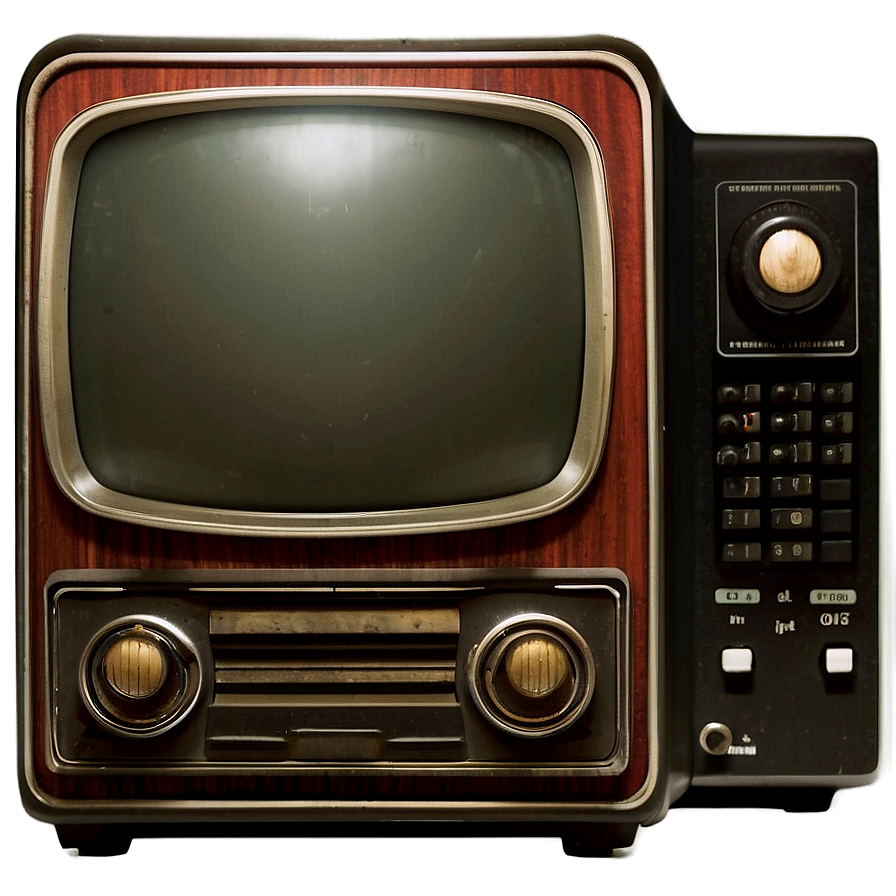 Vintage Television Front View Png 84 PNG Image