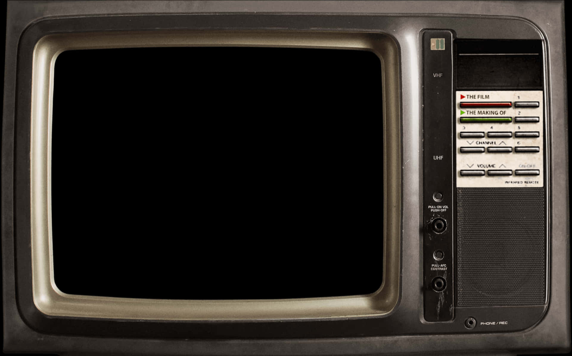 Vintage Television Set PNG Image