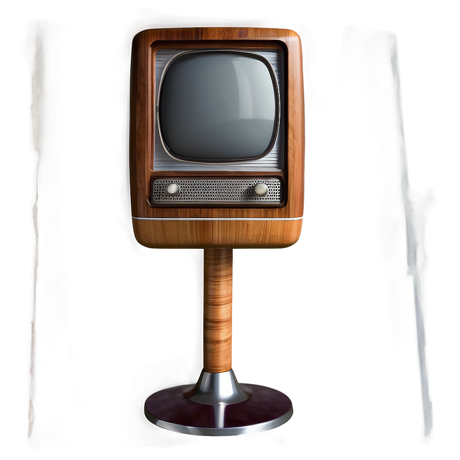 Vintage Television Side View Png 63 PNG Image