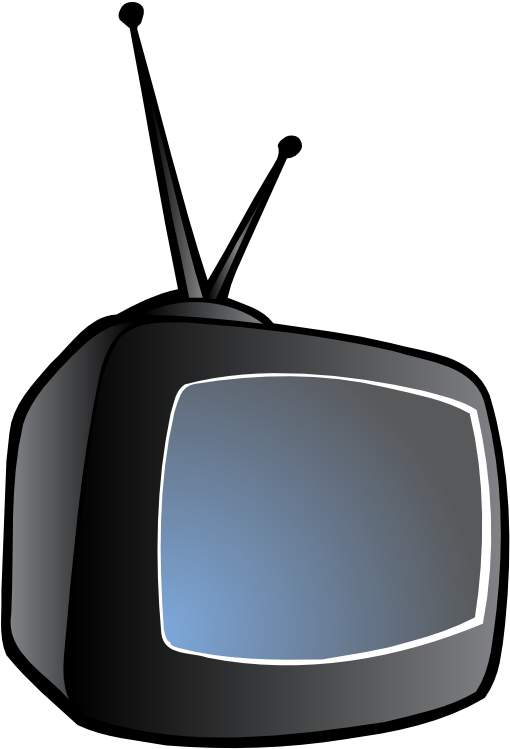 Vintage Television Vector Illustration PNG Image