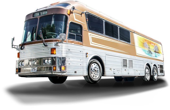 Vintage Tour Bus Classic Design PNG Image