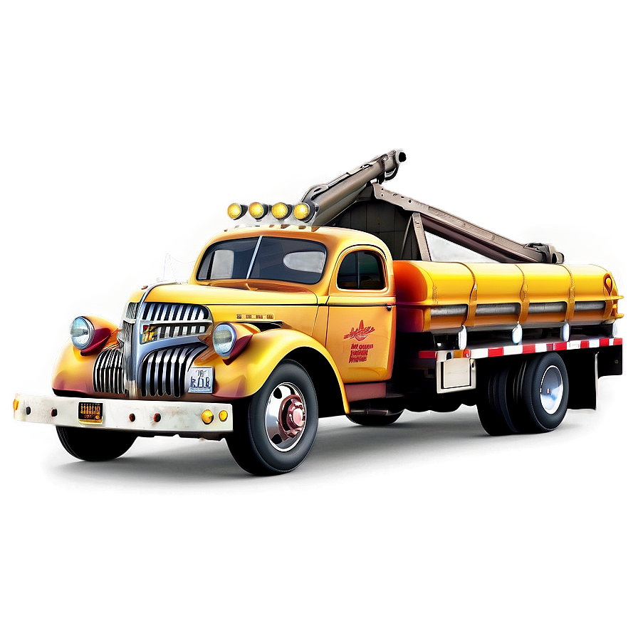 Vintage Tow Truck Png Xtl PNG Image