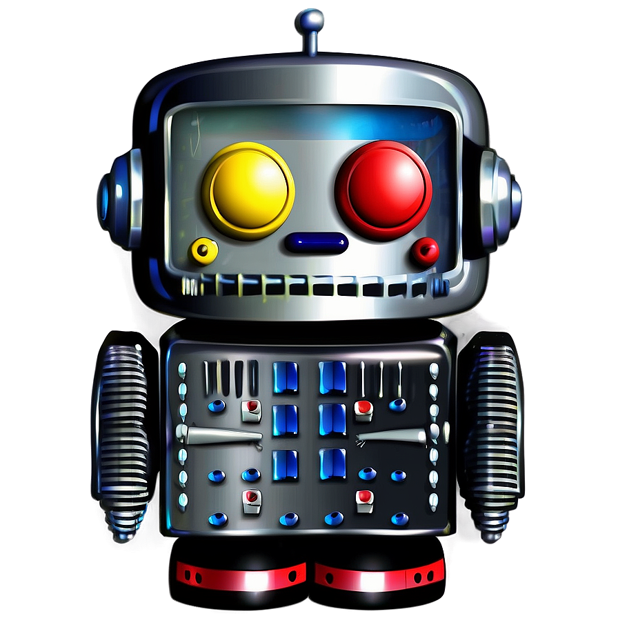 Vintage Toy Robot Png Kjy52 PNG Image