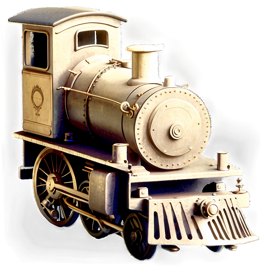 Vintage Train Graphic Png Ubj87 PNG Image