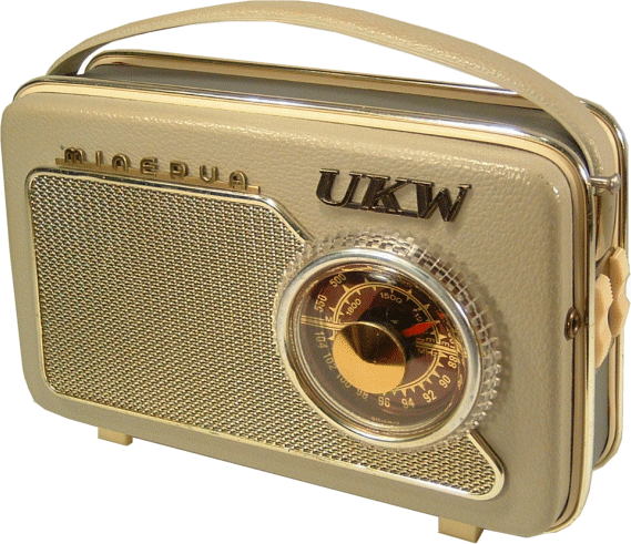 Vintage Transistor Radio PNG Image