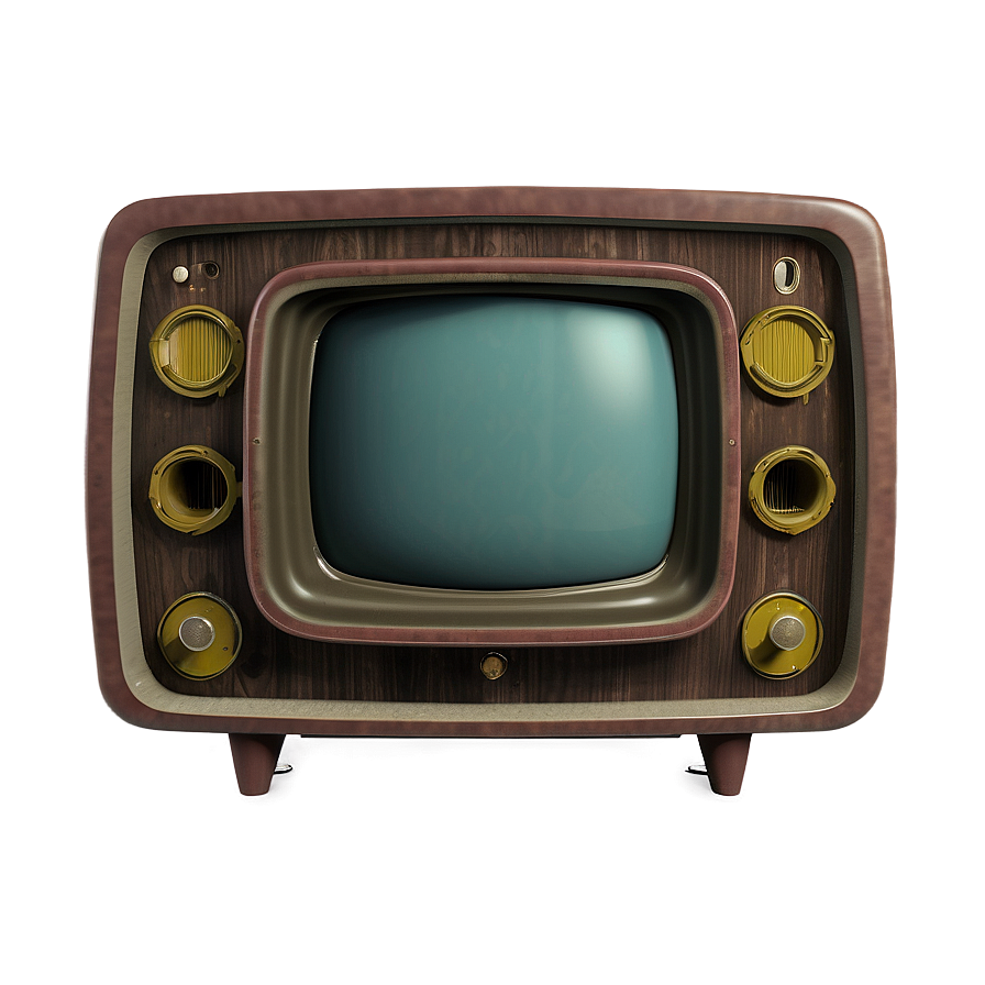 Vintage Tube Tv Png Wap54 PNG Image