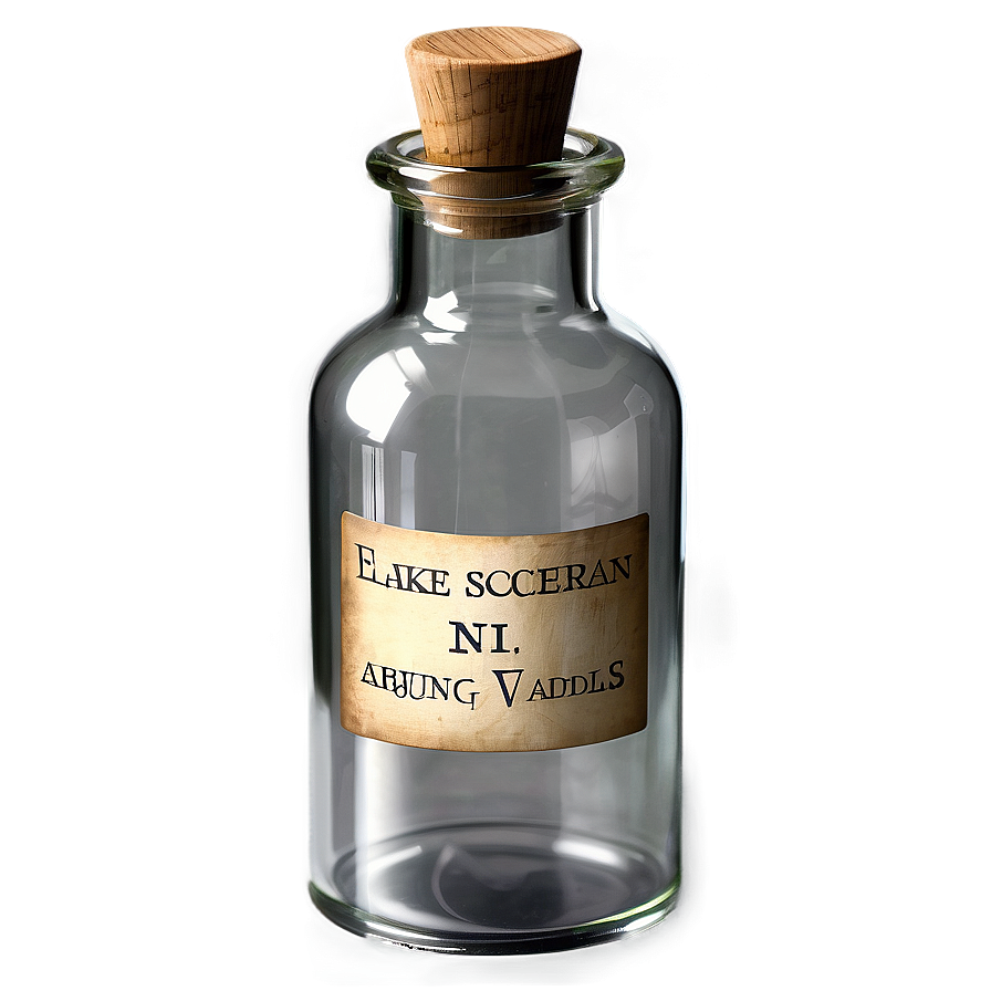 Vintage Vial Png Wfy PNG Image