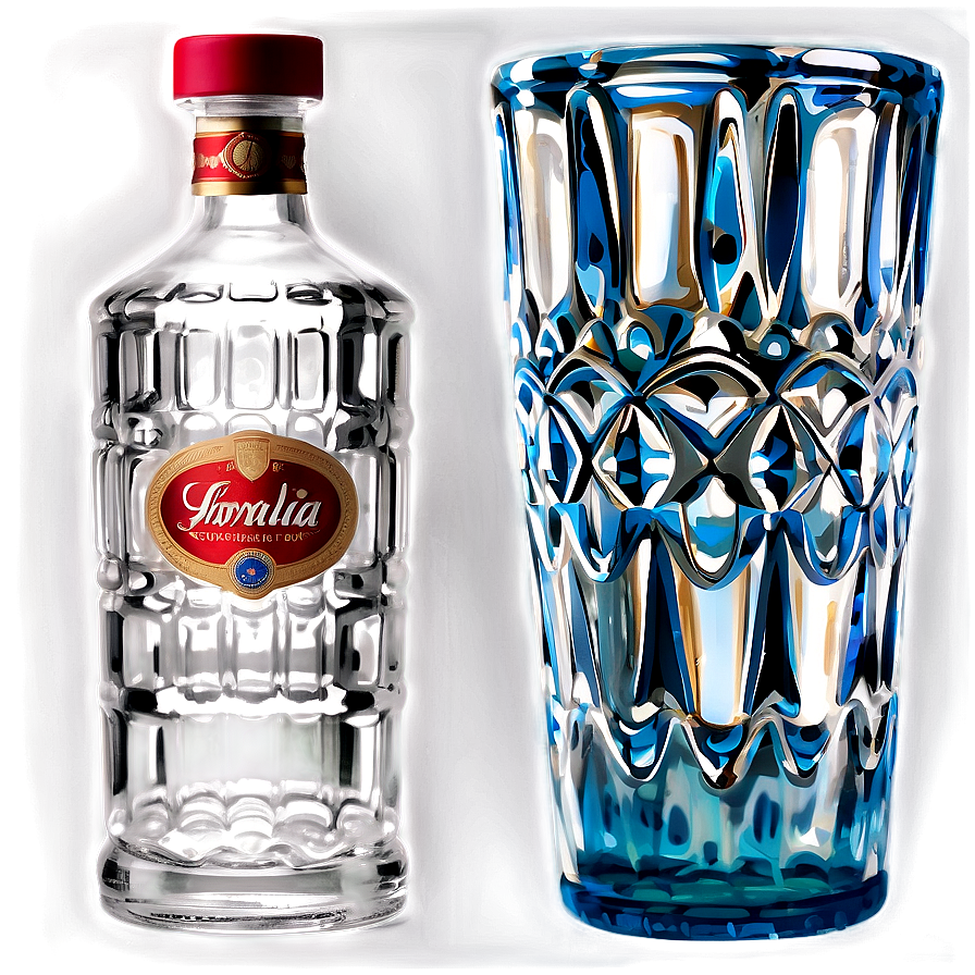 Vintage Vodka Bottle Png Cqo70 PNG Image