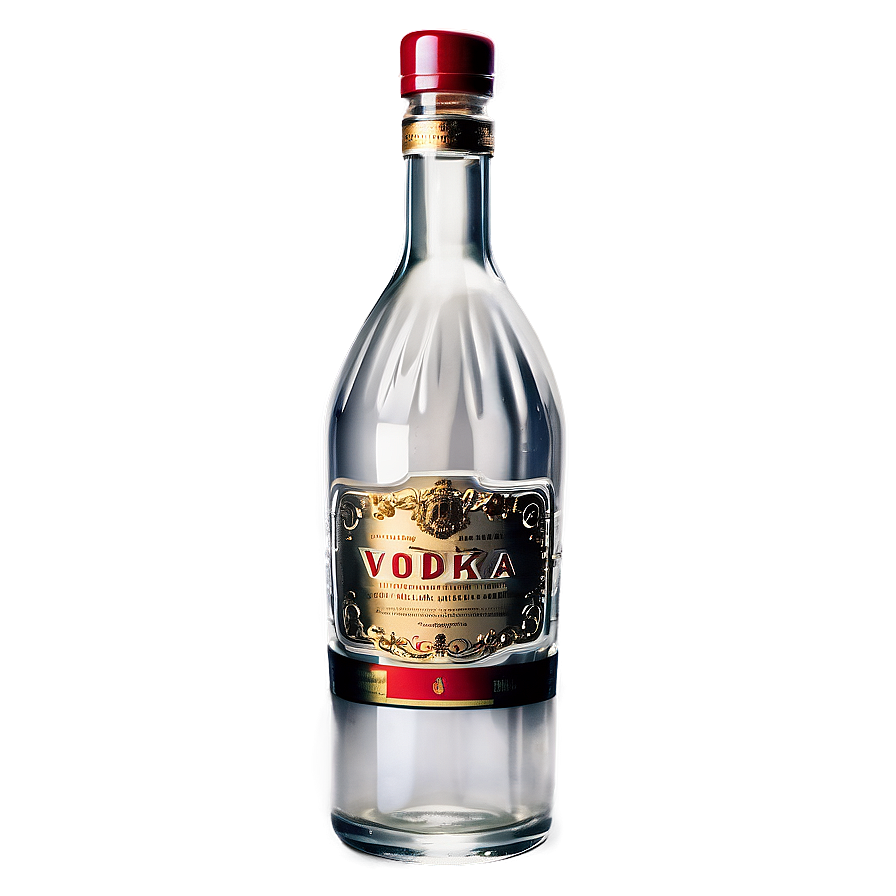 Vintage Vodka Bottle Png Oju79 PNG Image