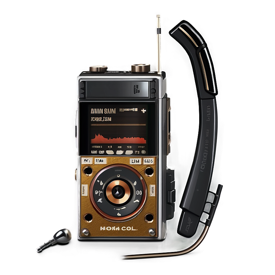 Vintage Walkman Design Png Hib PNG Image