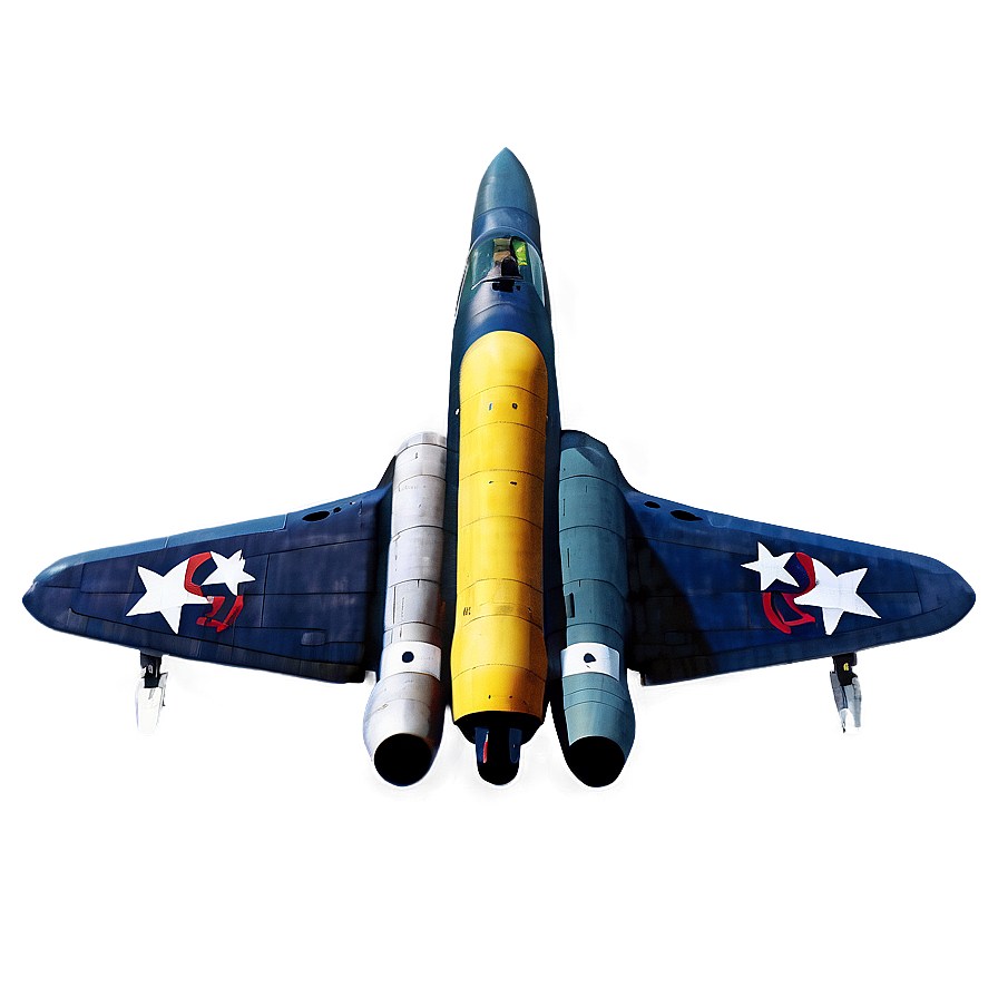 Vintage War Jet Png 06122024 PNG Image