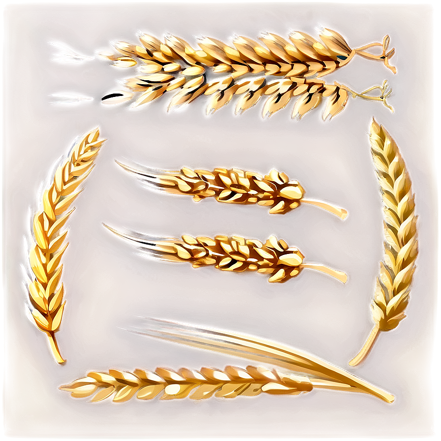 Vintage Wheat Harvest Png Qhf PNG Image