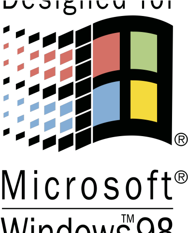 Vintage Windows98 Logo PNG Image