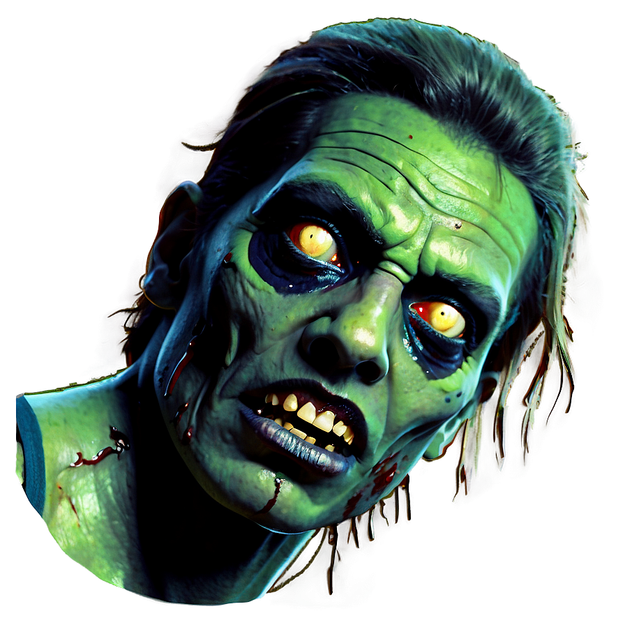 Vintage Zombie Movie Poster Png Aks31 PNG Image