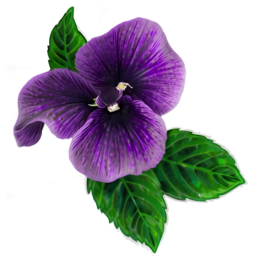 Violet Flower Sticker Png Uic PNG Image