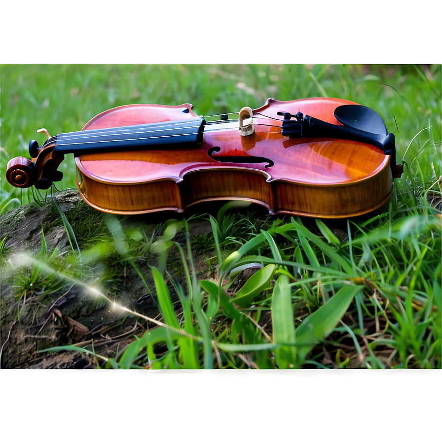 Violin In Nature Png 98 PNG Image