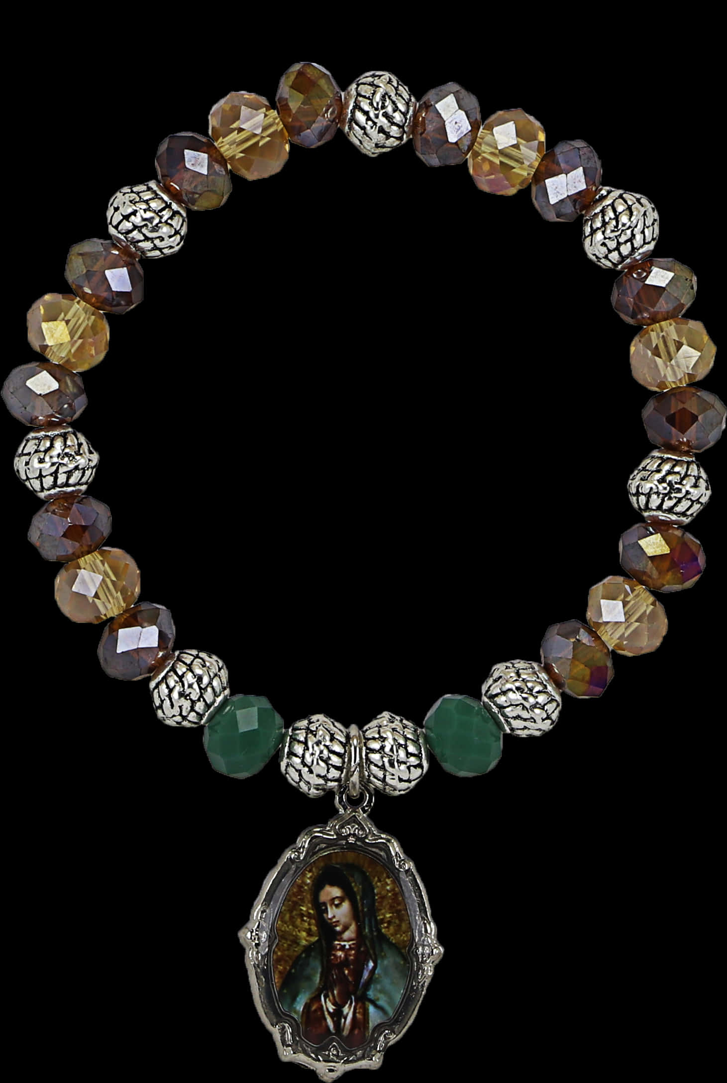 Virgen De Guadalupe Bracelet PNG Image