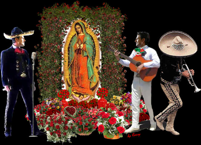 Virgen De Guadalupeand Mexican Culture PNG Image