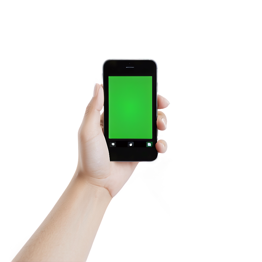 Virtual Phone Green Screen Png 15 PNG Image