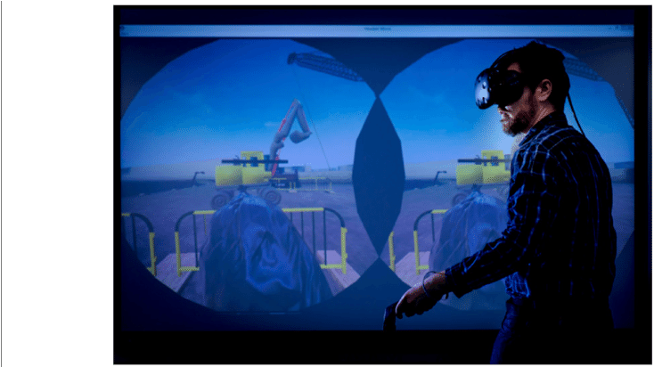 Virtual Reality Construction Simulation PNG Image