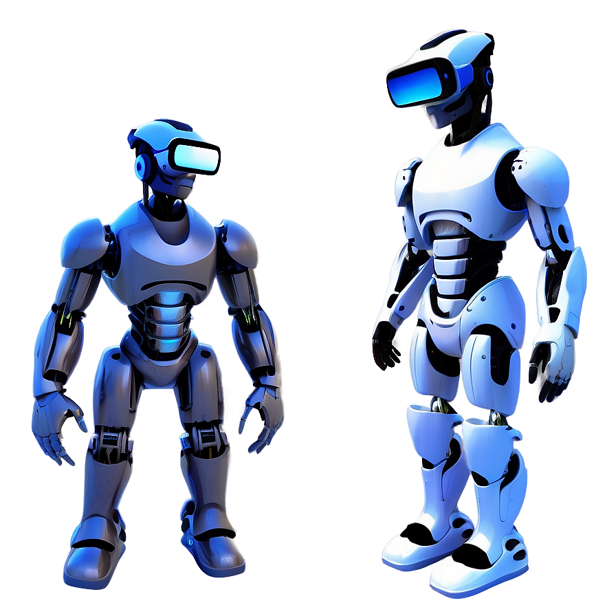 Virtual Reality Simulation Robot Png Aps PNG Image