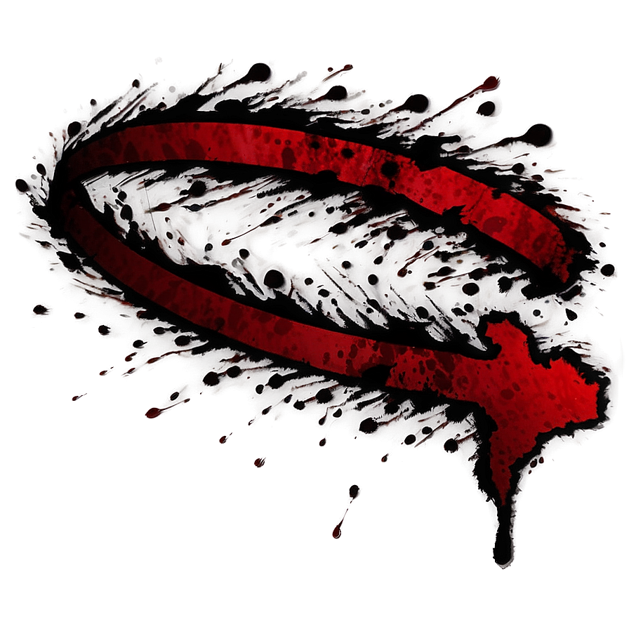 Vitality's Red: Blood Splatter Art Png 04302024 PNG Image