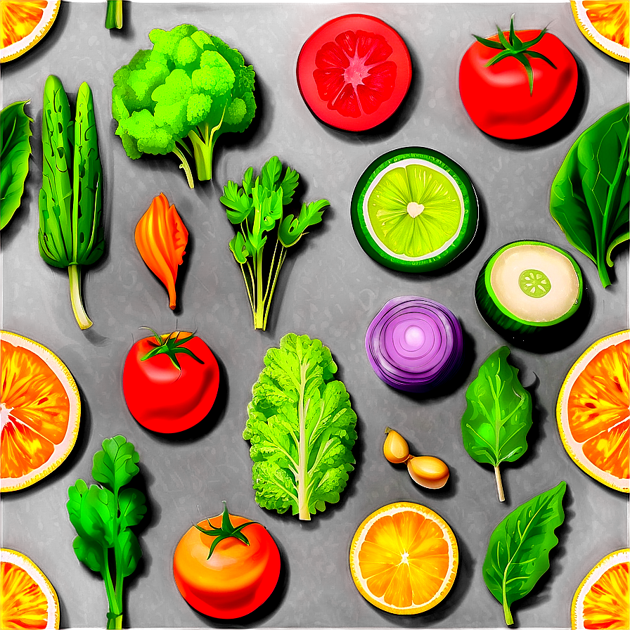 Vitamin C Rich Vegetables Png Jkm PNG Image