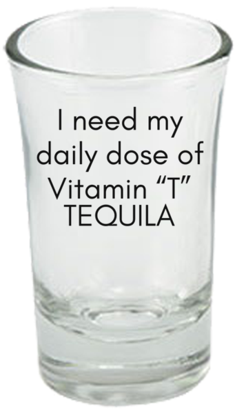 Vitamin T Tequila Glass PNG Image