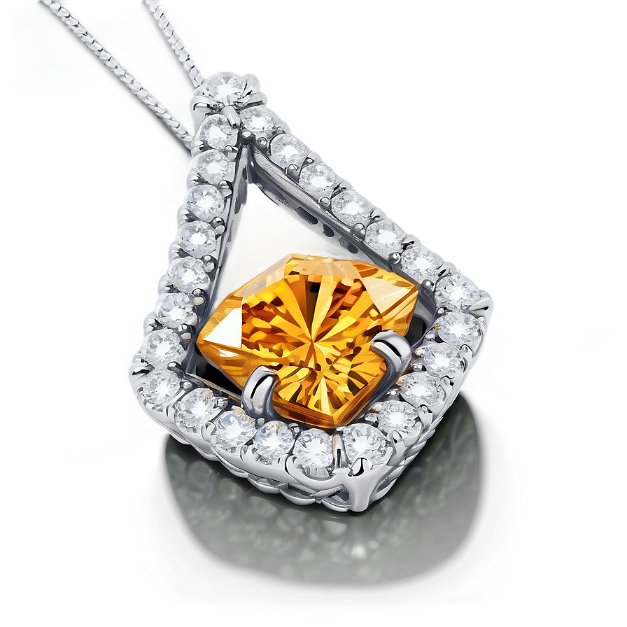 Vivid Diamond Pendant Png 05032024 PNG Image