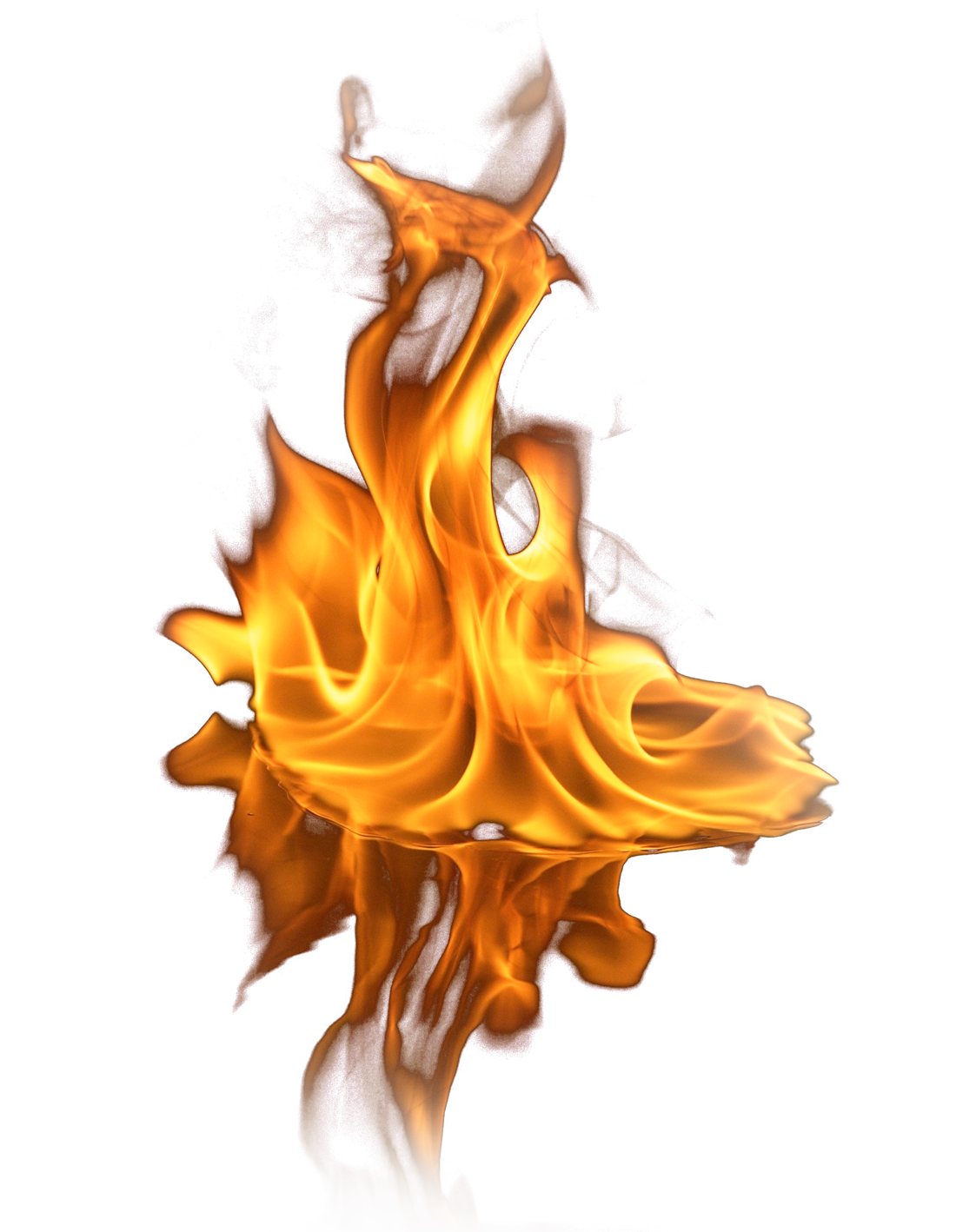 Vivid Flame Graphic PNG Image