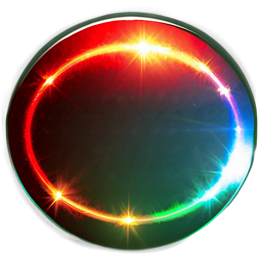 Vivid Red Lens Flare Light Png 7 PNG Image