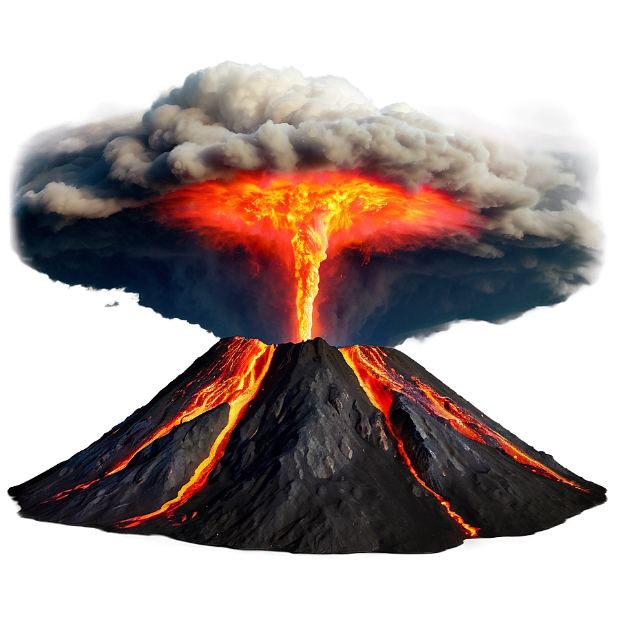 Volcanic Eruption Explosion Png Yif83 PNG Image