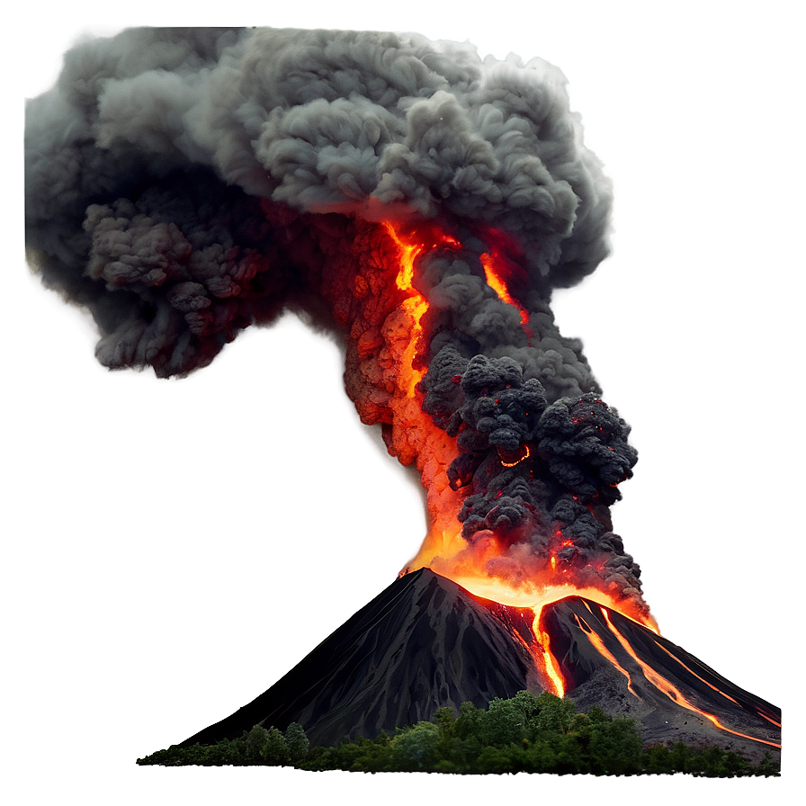 Volcanic Eruption Sequence Png Wlm PNG Image