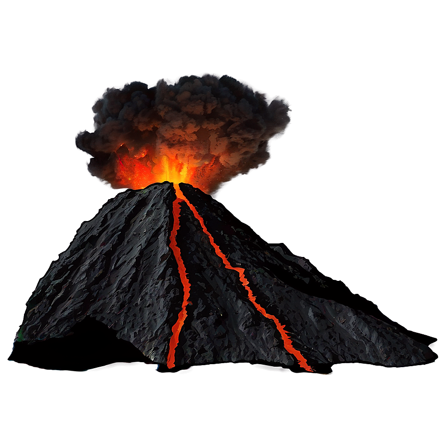 Volcanic Mountain Range Png Unn PNG Image