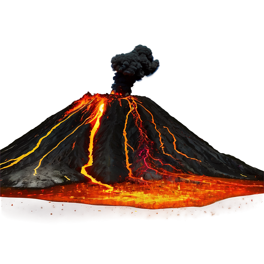 Volcano Eruption Warning Png Glf PNG Image