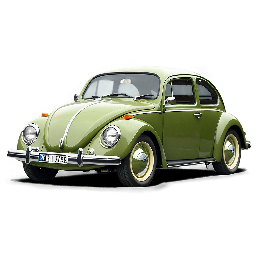 Volkswagen Beetle In Nature Png Dcq PNG Image