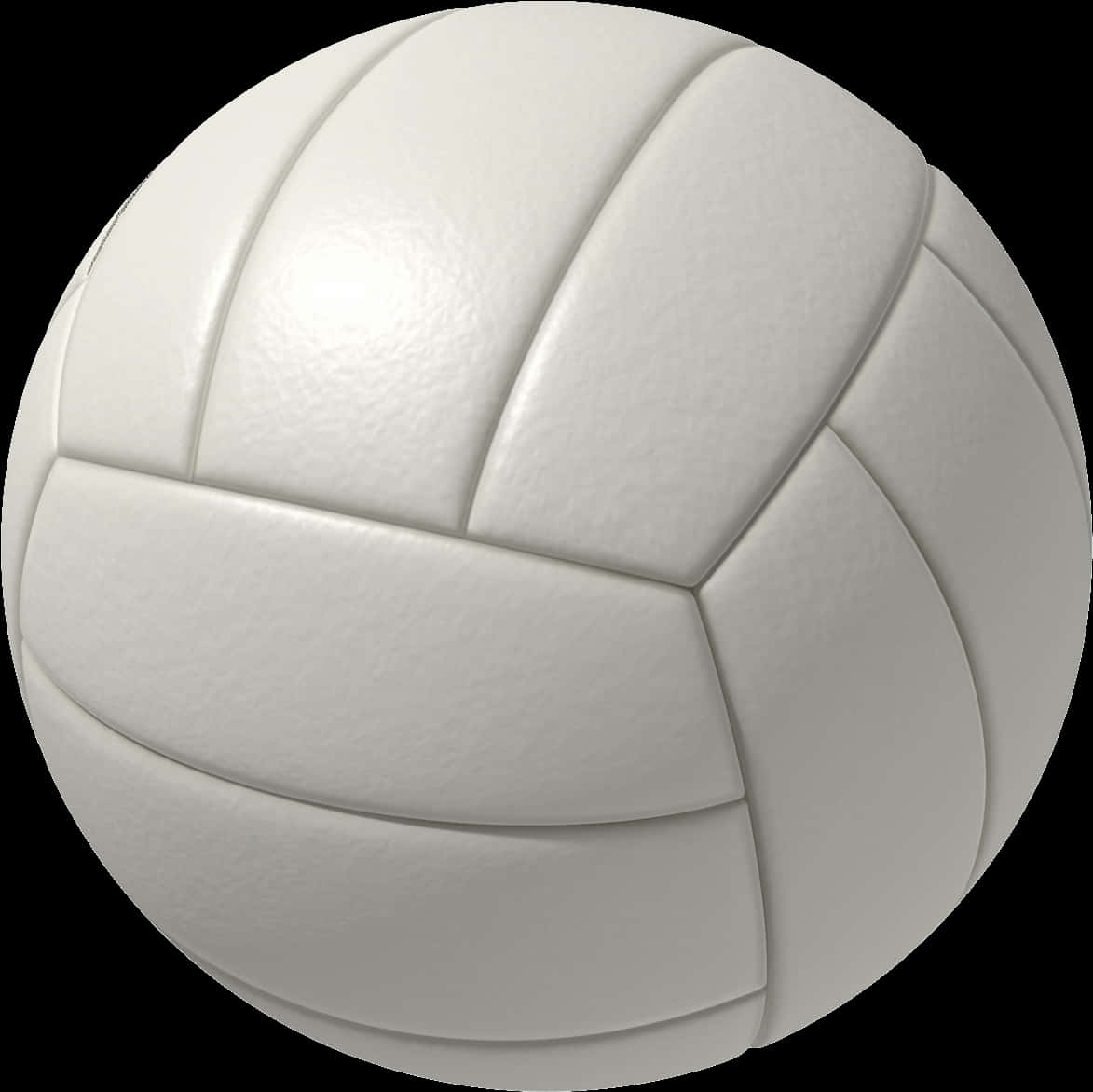 Volleyball Isolatedon Black Background PNG Image