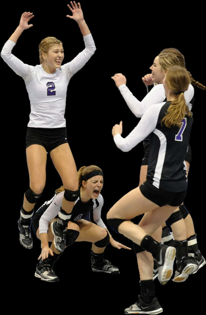 Volleyball_ Team_ Celebration_ Moment.jpg PNG Image