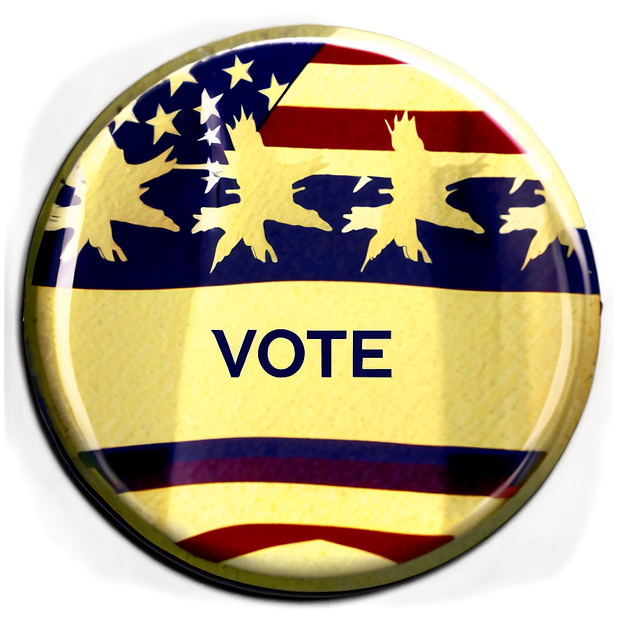 Vote Badge Png Vbs10 PNG Image