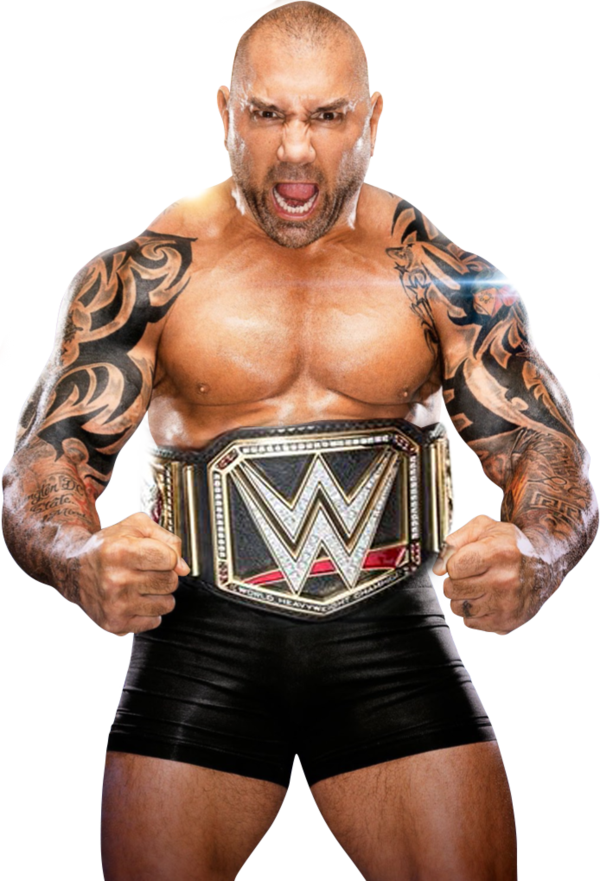 W W E Champion Batista Pose PNG Image