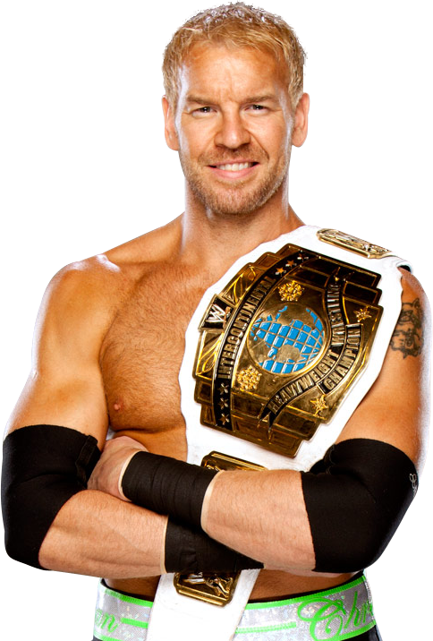 W W E_ Champion_ Posing_ With_ Belt PNG Image